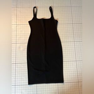 perfect black stretchy tank dress American Apparel
